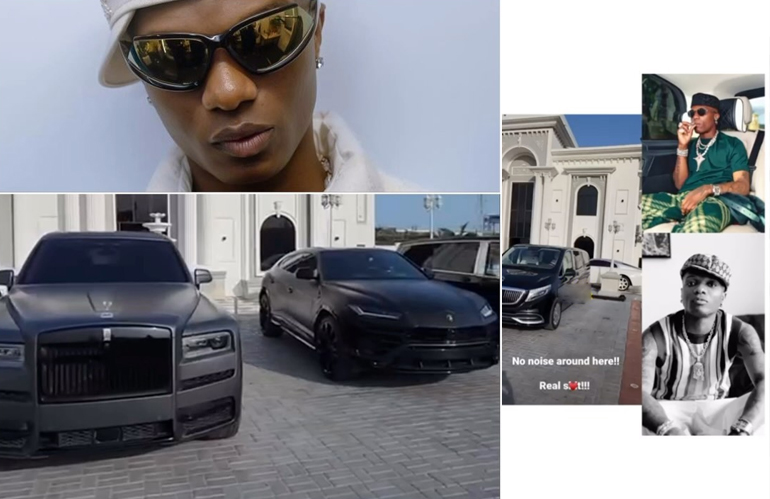 Wizkid’s Aide Shows Off The Singer’s Luxury Cars Worth Billions of Naira He Took to a Lagos Party